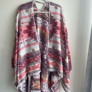 Patterned Poncho